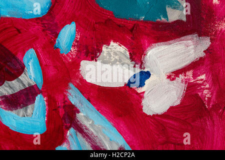 Abstract dipinte in acrilico dello sfondo. Foto Stock