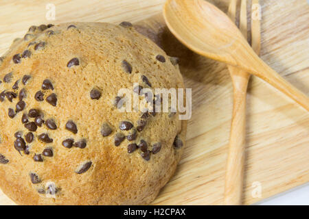 Ciambelle al caffè con cioccolato panificio di chip Foto Stock