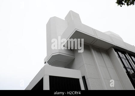 Vista esterna del Salters Hall edificio in 4 Fore Street architetto Sir Basil Spence London EC2Y UK KATHY DEWITT Foto Stock