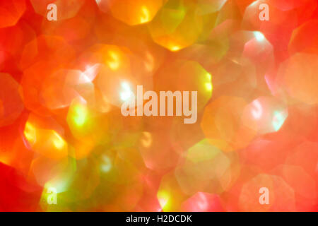 Abstract luce sfocati. Colorato sfondo festivo Foto Stock