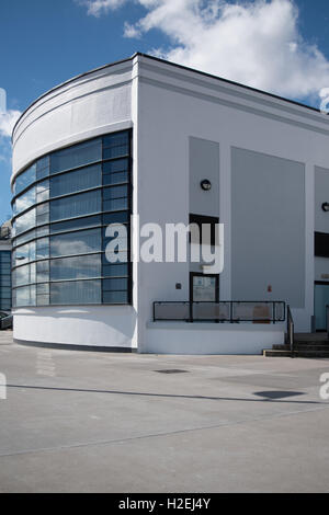 La Spa edificio teatrale - Bridlington, East Yorkshire. Situato sul lungomare a South Shore promenade. Foto Stock