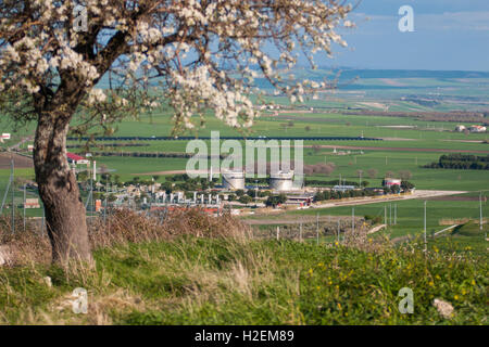 Un gas raffineria a Termoli, il sud dell'Italia. Foto Stock