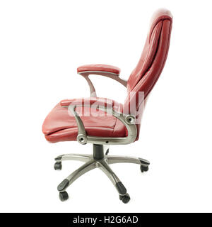 Sedia da ufficio isolato su sfondo bianco Foto Stock