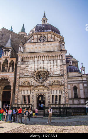 Cappella Colleoni in Piazza del Duomo, Bergamo, regione Lombardia, Italia. Foto Stock