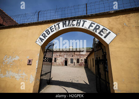 - Theresienstadt Terezin Campo di concentramento in Repubblica Ceca Foto Stock