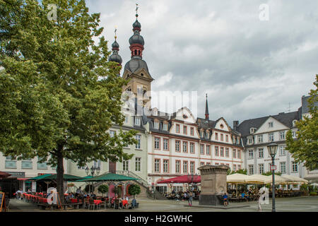 Marktplatz, Altstadt, Coblenza, Germania Foto Stock