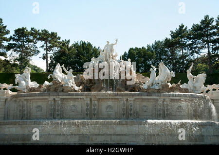 Fontana di Nettuno - Vienna - Austria Foto Stock