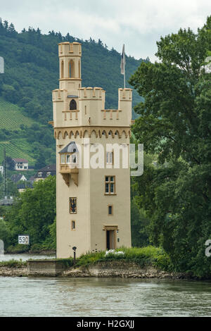 Mausethurm, vicino a Bingen am Rhein, Germania Foto Stock