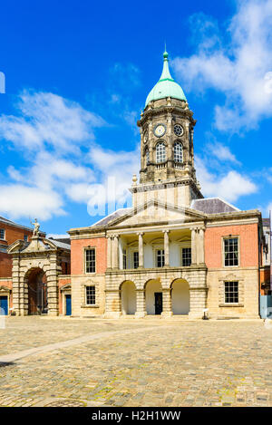 Il Bedford Tower nel grande cortile del Castello di Dublino, Irlanda Foto Stock