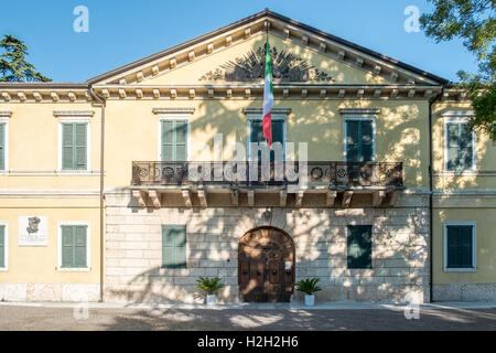 Palazzina del comando, Edificio del Comando del Presidio, Peschiera del Garda, provincia di Verona, Italia Foto Stock