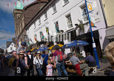 Limonata reale stallo, Abergavenny Food Festival, Monmouthshire, South Wales, UKUK Foto Stock