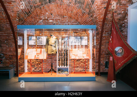 Brest fortezza museo, Bielorussia. Si tratta di uno dei più importanti della seconda guerra mondiale sovietica monumenti commemorativi resistenza sovietica contro th Foto Stock