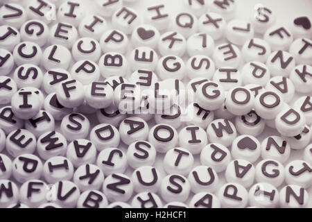 Mi sento bene il testo realizzato in alfabeto lettere Foto Stock