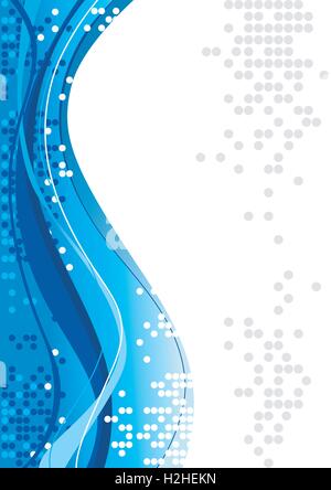 Priorità bassa blu Illustrazione Vettoriale