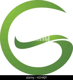 Foglie di albero vettore logo design, eco-friendly concetto. Illustrazione Vettoriale