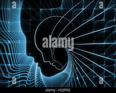 Anima accidentali geometria Foto Stock