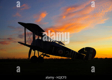 Sopwith Snipe Replica F2367 a Stow Maries, Essex, Foto Stock