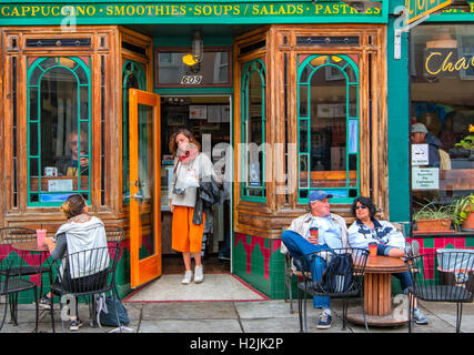 Coffee Shop in Haight street , San francisco Foto Stock