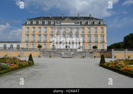 Brühl, Schloss Augustusburg, il fiume Reno paese, Germania Foto Stock