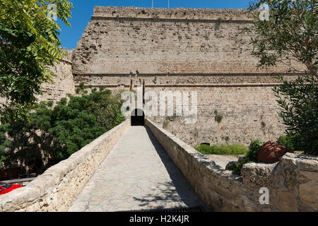 Il castello di Kyrenia, la parte settentrionale di Cipro Foto Stock