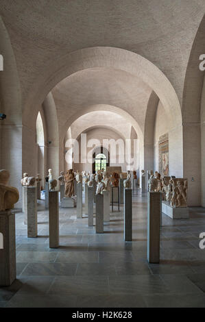 Sala dei Ritratti romani, Glyptothek, Monaco di Baviera, Germania Foto Stock