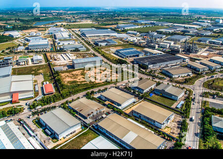 Industrial Estate industria pesante e produttore di storage canters di distribuzione Foto Stock