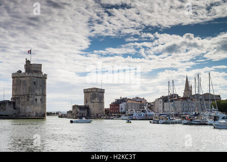 Il vecchio porto, La Rochelle Charente Maritime, Francia, Unione Europea, Europa Foto Stock