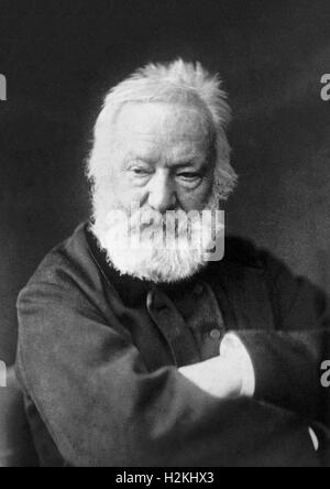 Nadar Félix Tournachon - ritratto dello scrittore francese Victor Hugo - XIX secolo Foto Stock