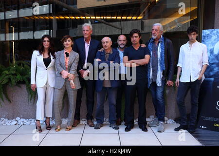 Roma, Italia. 29Sep, 2016. Cast durante il photocall di 'La verità sta in cielo", un film di Roberto Faenza, basato sulla storia di Emanuela Orlandi. © Matteo Nardone/Pacific Press/Alamy Live News Foto Stock