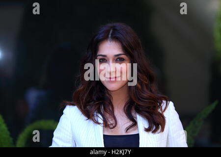 Roma, Italia. 29Sep, 2016. Attrice italiana Valentina Lodovini durante il photocall di 'La verità sta in cielo", un film di Roberto Faenza, basato sulla storia di Emanuela Orlandi. © Matteo Nardone/Pacific Press/Alamy Live News Foto Stock