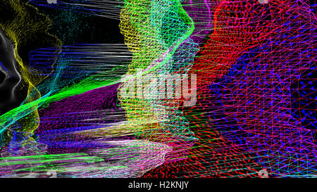 La tecnologia avveniristica 10999 dello schermo Foto Stock