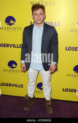 Los Angeles, CA, Stati Uniti d'America. 29Sep, 2016. Jonathan Lipnicki presso gli arrivi per LOSERVILLE Premiere, ArcLight Hollywood Teatri, Los Angeles, CA il 29 settembre 2016. Credito: Priscilla concedere/Everett raccolta/Alamy Live News Foto Stock