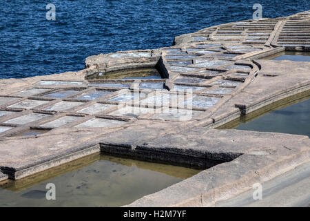 Xwejni Bay, Zebbug, Marsalforn, Gozo, Malta Foto Stock