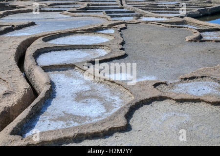 Xwejni Bay, Zebbug, Marsalforn, Gozo, Malta Foto Stock