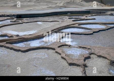 Xwejni Bay, Zebbug, Marsalforn, Gozo, Malta Foto Stock