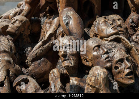 Sculture di ulivi da Gianfranco Timossi Foto Stock