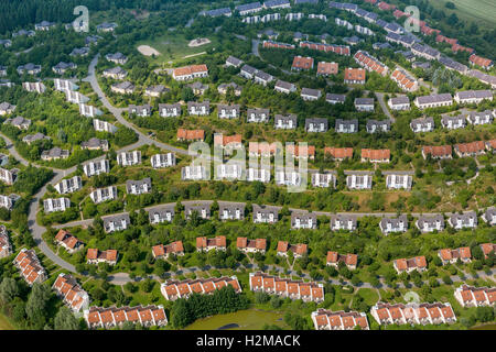 Fotografia aerea, Centerparc brook Medebach, fotografia aerea di Medebach brook, di alto livello di sow paese, Renania settentrionale-Vestfalia, Foto Stock