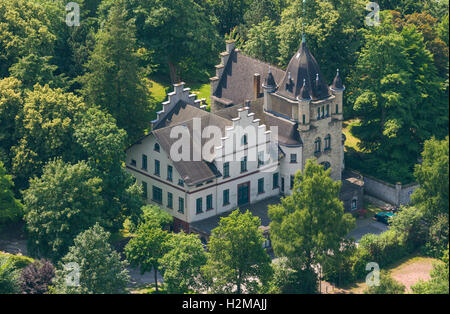 Fotografia aerea, casa di Dassel, Allagen, fotografia aerea di Warstein, Sauerland Renania settentrionale-Vestfalia Germania, ANTENNA IN EUROPA Foto Stock