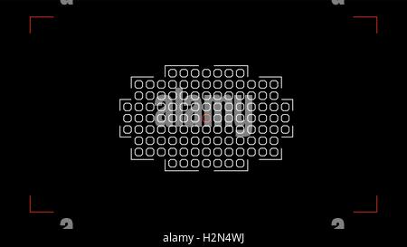 Telecamera punti AF selezione Illustrazione Vettoriale