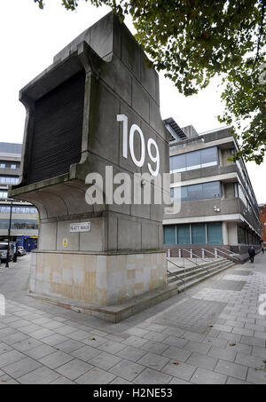 Vista generale della Metropolitan Police Control Center, 109 Lambeth Road, Londra. Stampa foto di associazione. Picture Data: giovedì 29 settembre, 2016. Foto di credito dovrebbe leggere: Nick Ansell/PA FILO Foto Stock