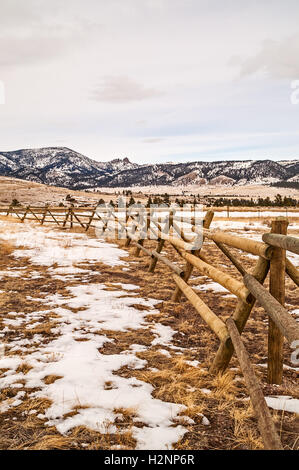 Sleeping Giant landmark nel Montana Foto Stock