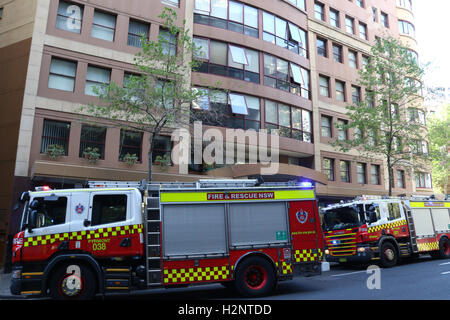 Motori Fire a Sydney, in Australia. Foto Stock