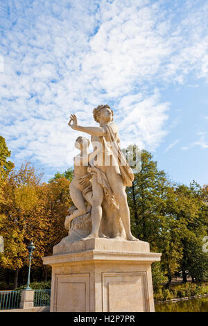 Scultura in Lasienki Krolewskie Park (Royal Bath Park), Varsavia, Polonia Foto Stock