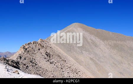 La Baldwin Gulch Jeep road sull'approccio al Monte Antero, Colorado Foto Stock