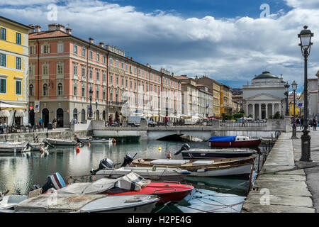 Il Canal Grande di Trieste Foto Stock