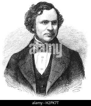 Edward Henry Stanley, xv Conte di Derby (1826 - 1893), noto come signore Stanley dal 1851 al 1869, era un statista britannico. Ha servito due volte come Segretario di Stato per gli affari esteri. Egli ha enunciato la politica di splendido isolamento nel 1866, una politica diplomatica di evitare le alleanze e tranelli. Foto Stock