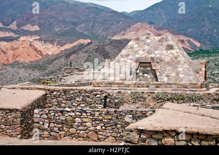 Pucara de Tilcara fortificazione e sito archeologico. Jujuy, Argentina Foto Stock