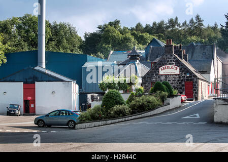 Aberlour Distillery di Speyside single malt Scotch whisky, Strathspey, Scotland, Regno Unito Foto Stock