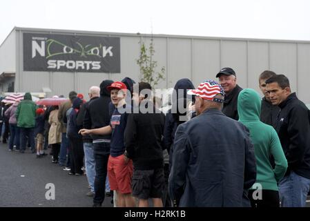 Manheim, PA, Stati Uniti d'America. 1 Ott 2016. Candidato presidenziale repubblicano Donald Trump raduni in a Mannheim, Lancaster County, PA, in data 1 ottobre 2016. Credito: Bastiaan Slabbers/ZUMA filo/Alamy Live News Foto Stock