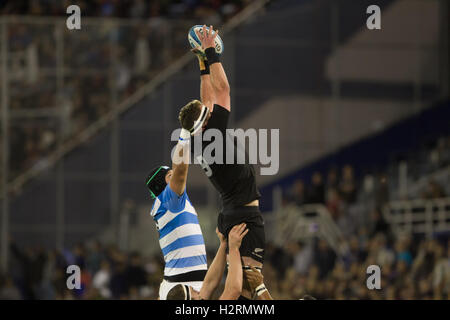 Buenos Airies, Argentina. 01 ott 2016. Partita internazionale durante il campionato di rugby tra Argentina contro la Nuova Zelanda a Estadio Jose Amalfitani, sabato 1 ottobre, 2016 a Buenos Aires, Argentina. Credito: Azione Sport Plus/Alamy Live News Foto Stock